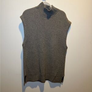 J. Crew Light Gray Cashmere Sweater Vest